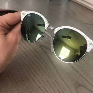 Ray Ban Club Round Classic Green Lens